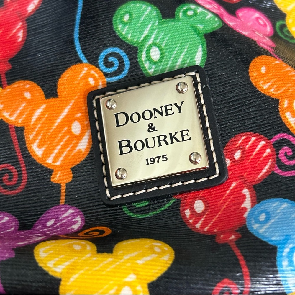 Dooney & Bourke Disney Parks Mickey Ballloons Anniversary Drawstring Purse Bag - Picture 10 of 11